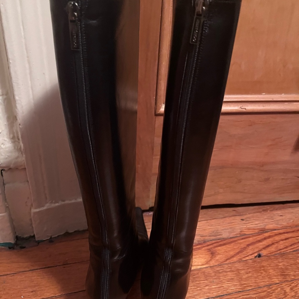 Jimmy Choo Black Heeled Boots - Picture 2 of 9